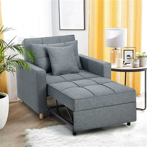 Chaise Convertible Sofa Bed